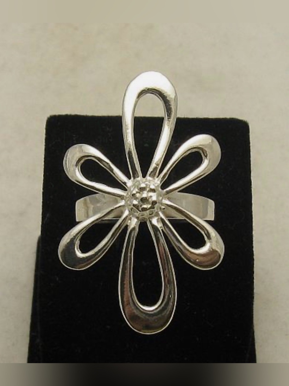 Handmade Sterling Silver Flower Ring